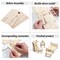 3D Wooden Dollhouse Furniture Puzzle DIY House Room Miniature Furniture Sets Puzzle Gift for Kids